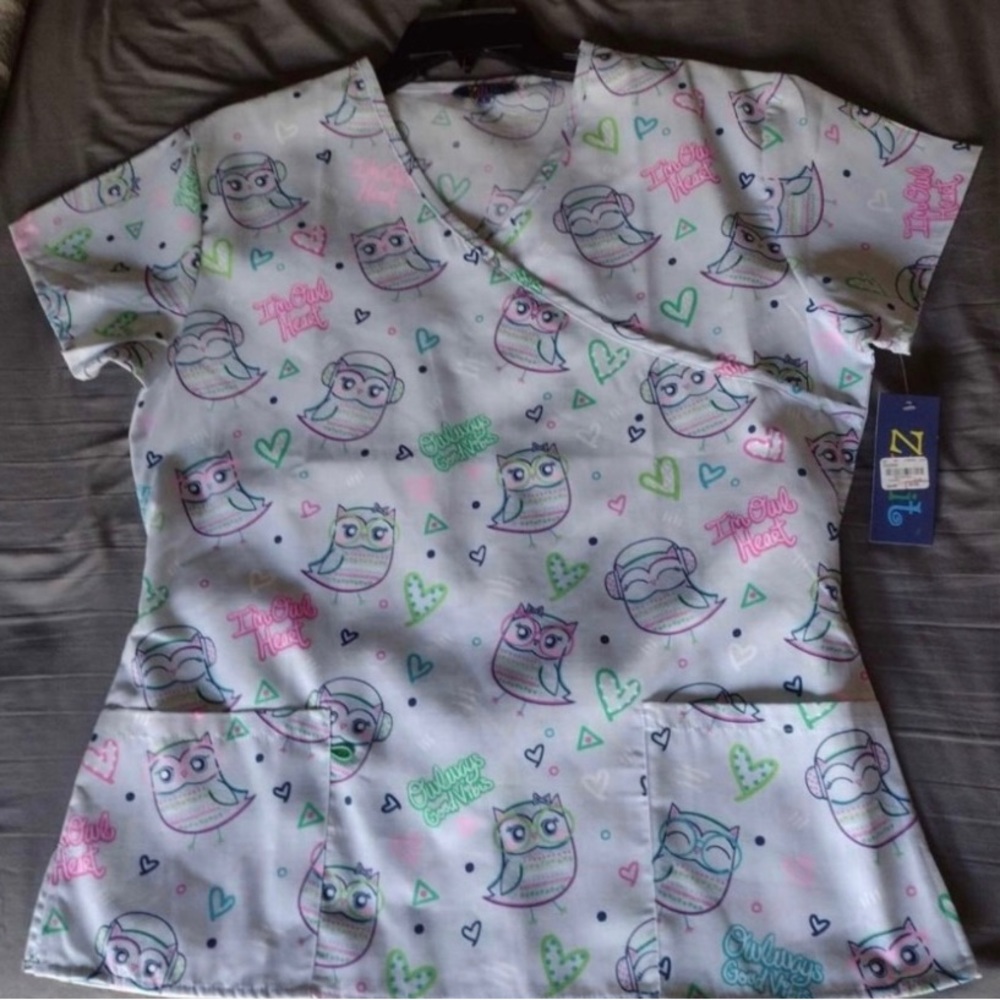 Nurse scrub tops
